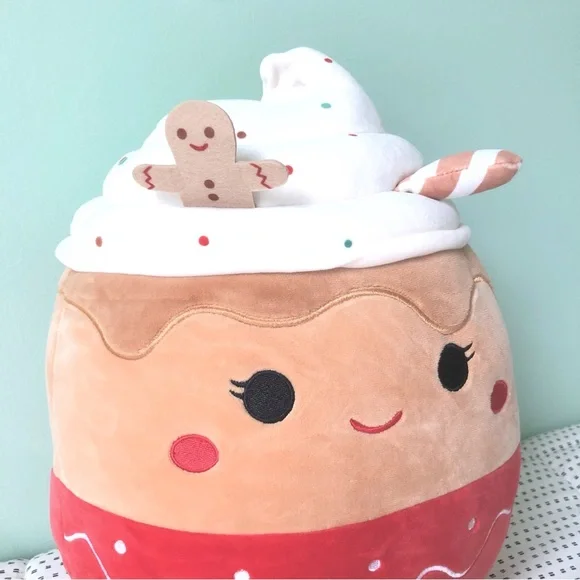 SOLD Ginger Rare Special Edition Gingerbread Latte Christmas Squishmallow 11” - Picture 3 of 9
